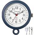 【可愛くてプロ仕様】【公式】[自分で電池交換可][日本製ムーブメント] ナースウォッチ 懐中時計 キーホルダー 時計 防水 看護師 男女兼用 [リトルマジック](ネイビー NAS30 NV）