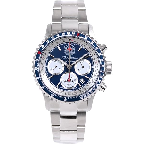 Amazon.co.jp: [ケンテックス]KENTEX 腕時計 クロノグラフ ブルー