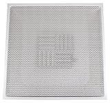 Speedi-Grille TB-PAB 12 24-Inch by 24-Inch White Drop Ceiling T-Bar Perforated Face Air Vent Registe