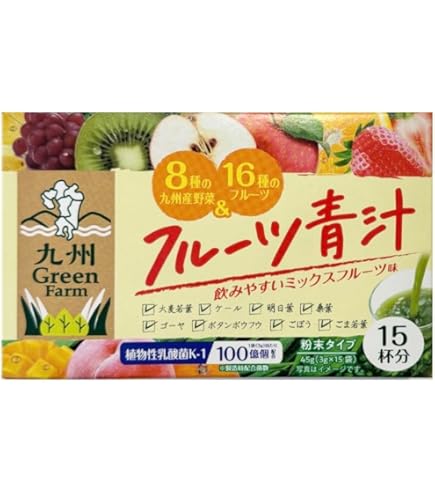 Amazon.co.jp: おいしいフルーツin青汁デラックス 酵素82種フルーツ16