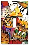 Art Plates - Keyboard Switch Plate - Single Toggle [並行輸入品]