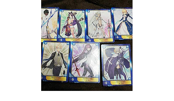 Amazon アニメイトa B T Cカード Fate Grand Order フェアカード7枚セット セイバー ライダー アーチャー ルーラー ランサー アサシン おもちゃ おもちゃ