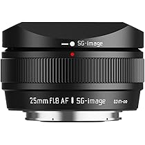 Amazon.co.jp: SG-image AF 25mm F1.8 II APS-C Xマウント 富士