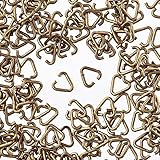 ファイニエ 三角カン ゴールド 小さめ 金具 パーツ 200個 セット 接続金具 キーホルダー ストラップ アクセサリー 手芸 ハンドメイド AP2783