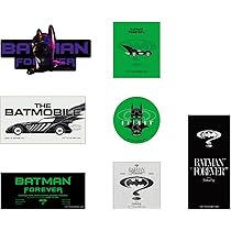 Amazon | バットマン85周年 ステッカーセット(BATMAN FOREVER