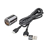 セイワ(SEIWA) 車内用品 DC-USBプラグA+C PD20W C/A to Cケーブルセット D615 急速充電USBソケット& 1本2役のケーブル付属 コード長1.2m データ通信対応