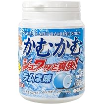 Amazon.co.jp: かむかむレモン シュワッと爽快 ラムネ ボトル 120g ×3