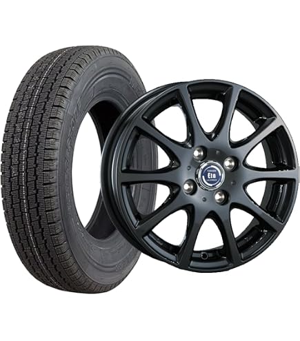 Amazon | (タイヤ)ブリヂストン VRX3 145/80R13 75Q (ホイール)TIRADO 