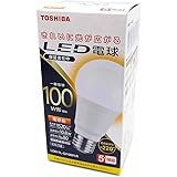 東芝(TOSHIBA) LED電球 100W相当 全方向 電球色 E26口金 1P 密閉器具対応 LDA11L-G/100V1R