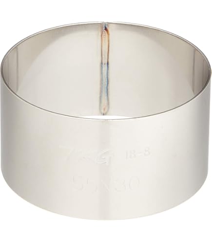 Amazon｜丸セルクル 直径5cm 高さ5cm ケーキリング ステンレス製 業務