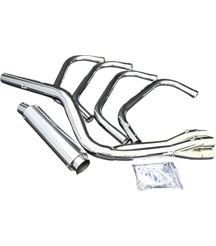 Amazon | XJR400 用 富士創業 マフラー 8分割 メッキ/レインボー社長