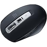 サンワサプライ 静音Bluetooth 5.0 ブルーLEDマウス（ブラック） MA-BTBL162BK