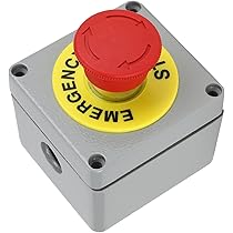 舞台レーザー機器用、緊急停止スイッチボックス鍵付き(E-Stop Box)試作品 61yUIQeEsAL._AC_UL210_SR210,