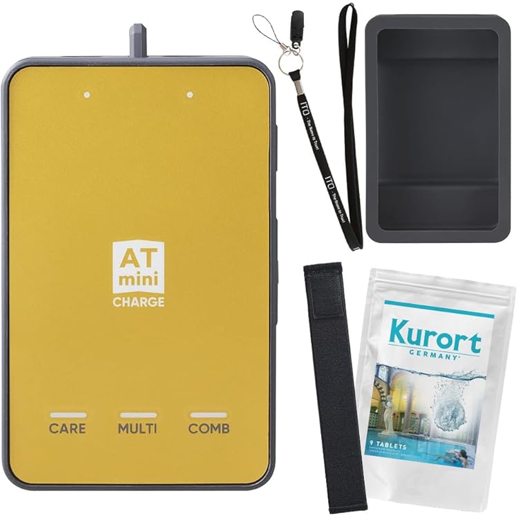 Amazon.co.jp: ATmini CHARGE ダークグレー (専用ケース ＋ 専用バンド