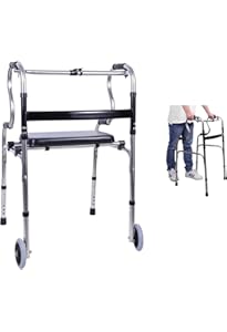 Amazon | RAKU 折りたたみ歩行器 介護 固定式歩行器 交互 固定2way式