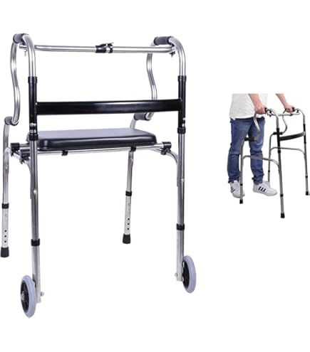 介護用 歩行器 リハビリ 介護用品 歩行補助 高齢者 高さ調節機能 Amazon.co.jp: QWASKJ 介護 歩行器 高さ調整 リハビリ ブレーキ