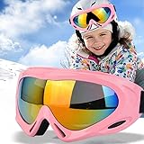 [JTENG] 子供用 スキーゴーグル スノーボードゴーグル UV400 紫外線カッ 防風/防雪/防塵 山登り/スキーなど用 男女兼用