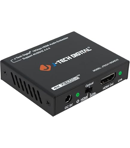 Amazon | Monoprice BlackbirdTM 4Kシリーズ HDMIオーディオイン