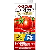 カゴメ カゴメトマトジュース 食塩無添加 1L [機能性表示食品]×6本