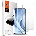 Spigen ガラスフィルム Xiaomi Mi 11 lite 5G と Xiaomi Mi 11 lite 5G NE 対応 保護 フィルム 2枚入