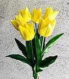 24 " 2 ft Long LargeラテックスリアルタッチAngelスタイル人工チューリップSpring Flowers ( Pack of 6 )