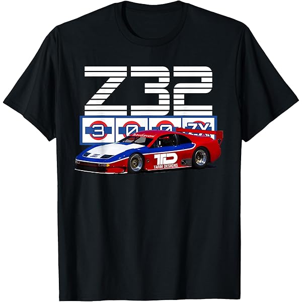 Amazon | Fairlady Z 300zx Z32 レッドグラフィック Tシャツ | T