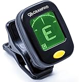 GRANPRO ギターチューナー チューナー ベース・ウクレレ・ヴァイオリンにも対応 クリップ式チューナー 国内正規品【my best1位掲載！】(ビートル)