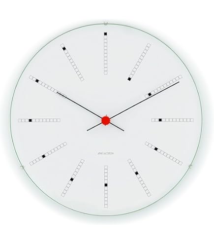 インテリア時計 ARNE JACOBSEN Wall Clock Bankers 29cm Amazon.co.jp: Arne Jacobsen Time Pieces Bankers 壁掛け時計 29cm