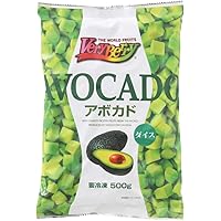 Amazon.co.jp: アボカド スライス 500g×2袋入り 【冷凍