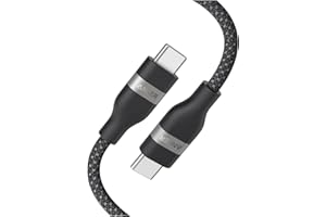 Anker USB-C & USB-C ケーブル (1.8m, 240W, 高耐久ナイロン) USB PD対応 MacBook Pro iPhone 16 / 15 Galaxy iPad Pro/Air MacBook Pro/Air 各種対応 ブラック