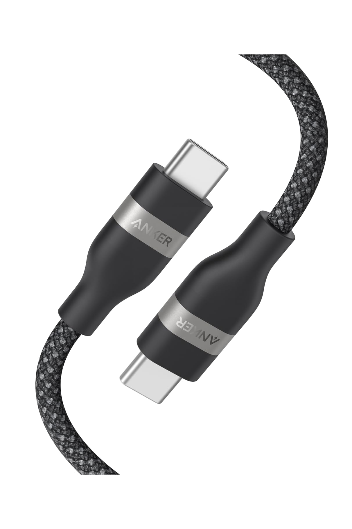 Anker USB-C & USB-C ケーブル (0.9m, 240W, 高耐久ナイロン) ブラック | type-c タイプCケーブル / USB PD対応 MacBook Pro iPhone 18 / 17 / 16シリーズ Galaxy i