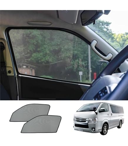 Amazon.co.jp: MOTOR POWER 脱着可能 200系 ハイエース 透過率 5