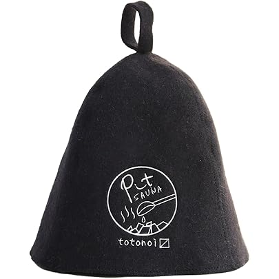 サウナハット I LOVE SAUNA フェルト素材 大きめサイズ グレー 帽子 sauna hat サウナキャップ メンズ レディース ユニセックス