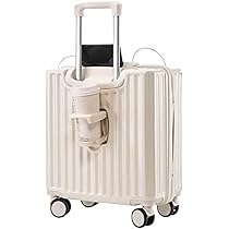 Amazon | [売店] スーツケース usbポート付き カップホルダー