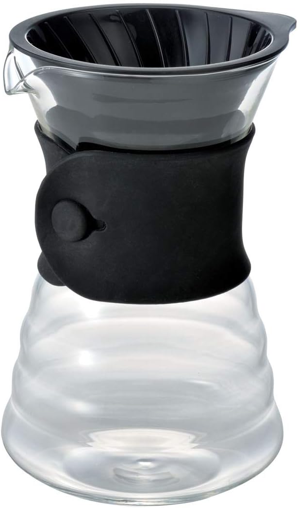 HARIO(ハリオ) V60ドリップデカンタ 700ml ブラック 1〜4杯用 バンド付き VDD-02B