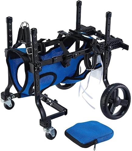 Amazon | 犬 車椅子 4輪犬用フルサポート車椅子調節可能、 小型、中型