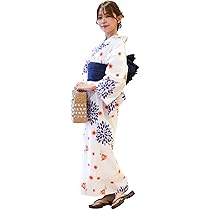 Amazon | [KimonoList.com] 浴衣 5点セット レディース(浴衣