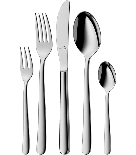 Amazon｜Nuovo Milano by Ettore Sottsass 24 Piece Flatware Set