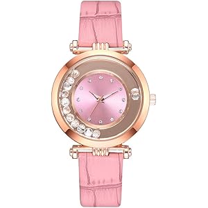 石英時計 腕時計 メンズ スポーツ Kohore メンズ かこいい紳士腕時計 クォーツ時計 腕時計 ユニセックス 高級感 腕時計 メンズ ビジネス 自動巻 カジュアル メンズ 腕時計 シンプル風 おしゃれ 多文字盤 薄型 ユニセックス/通勤用/男女兼用 (ピンク)