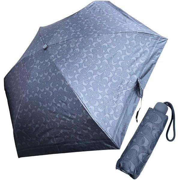 Amazon | COACH コーチ シグネチャー UVカット99% 晴雨兼用 日傘 ミニ