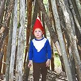 ひげのこびとさん＆赤帽子&ズボン付ベビーロンパース　２才－４才(90-110)★可愛いくておもしろい海外デザイン おもわず笑顔になっちゃうユニークなベビー服