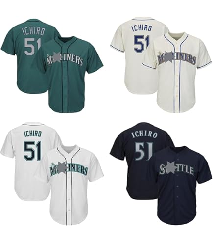 未使用 Majestic シアトルマリナーズ イチロー 51番 XL ★ MAJESTIC 【新品】Majestic メジャーリーグ シアトルマリナーズ