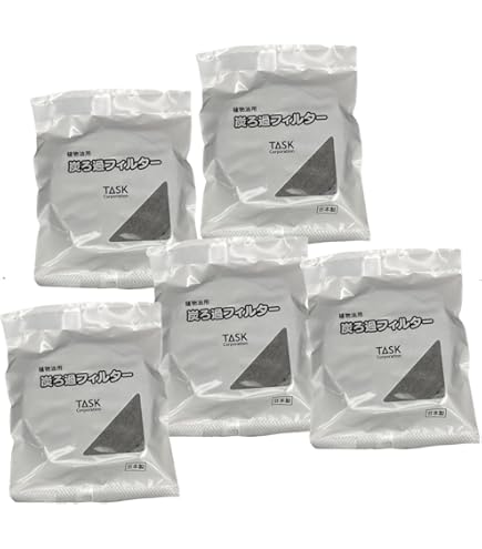 Amazon.co.jp: 活性炭油ろ過フィルターW 5個セット : ドラッグストア