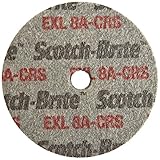 Scotch-Brite EXL Unitized Wheel, Aluminum Oxide, 3' Diameter, 8A Coarse Grit (Pack of 40) [並行輸入品]