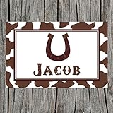 Horseshoe Personalizedプレースマット