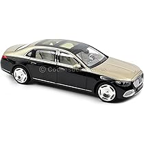 メルカリ唯一 世界限定504 1/18メルセデスマイバッハS680 MINI GT 1/64 メルセデス マイバッハ S680 シャンパンメタリック