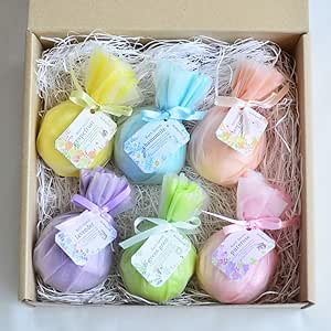 Amazon Co Jp ギフト 入浴剤セット ラッピング済み サンハーブ バスボム ６種類 リボンと包装紙でラッピング済 手提げ袋付 ホーム キッチン