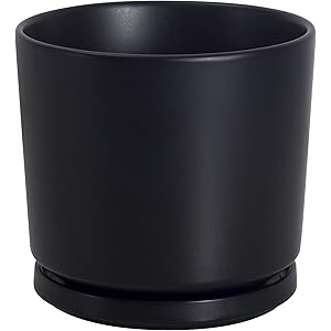 Ekirlin 植木鉢 陶器鉢15cm 受け皿付き おしゃれ 穴付き 鉢 プランター 鉢植え インテリア 部屋 室内 飾…