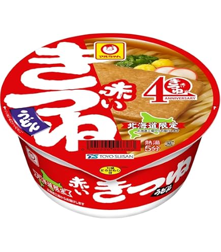Amazon.co.jp: 東洋水産 マルちゃん 赤いまめきつねうどん(西向け) 41g