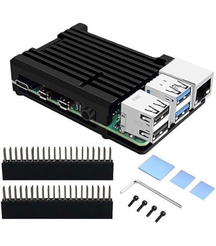 Amazon.co.jp: GeeekPi Raspberry Pi 4用ケース ABS素材 冷却PWMファン